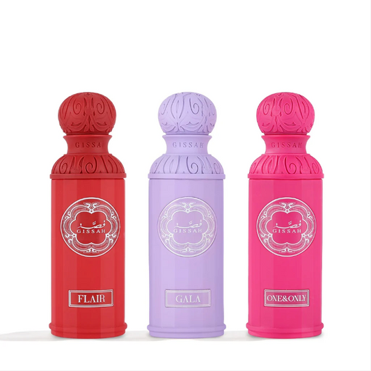 GISSAH Enhanced Set (Flair, Gala, One & Only) Eau de Parfum - 50ml